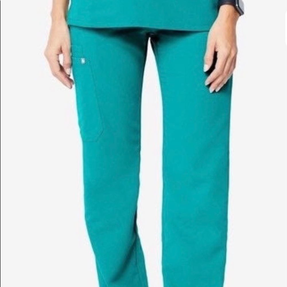 Teal figs scrubs NWT